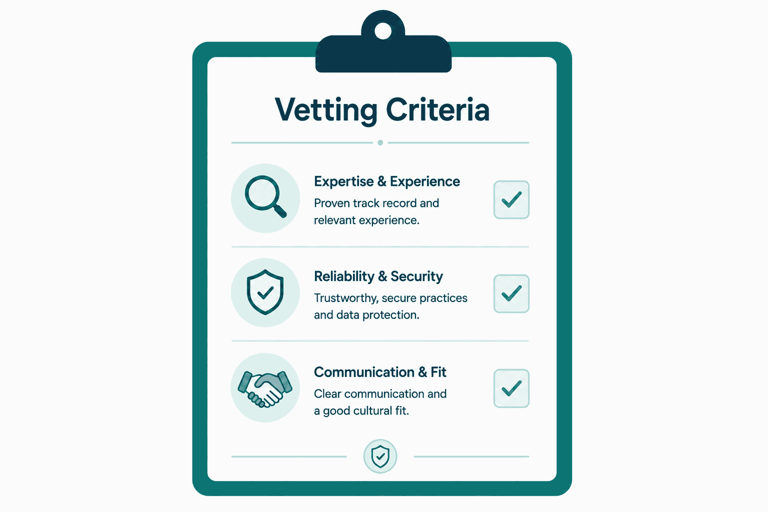 Checklist for choosing an AI automation agency in the UK, vendor evaluation criteria