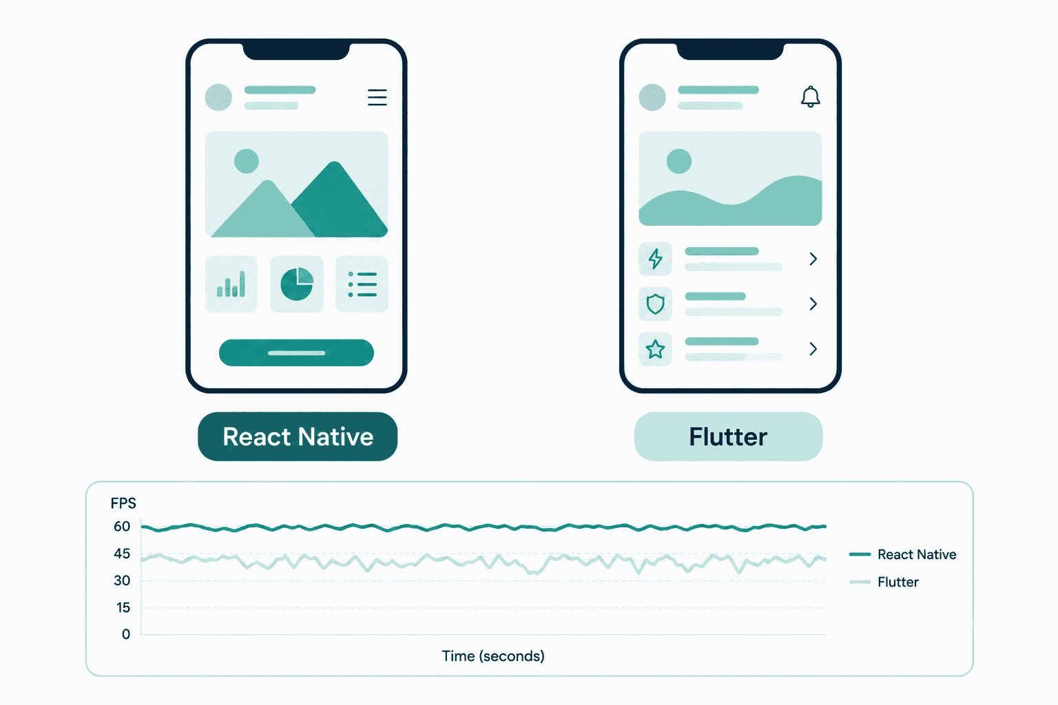 React Native versus Flutter 2026 comparison for cross-platform app development